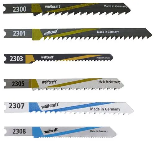 Wolfcraft 2356000 10 Stichsägeblätter 10St.