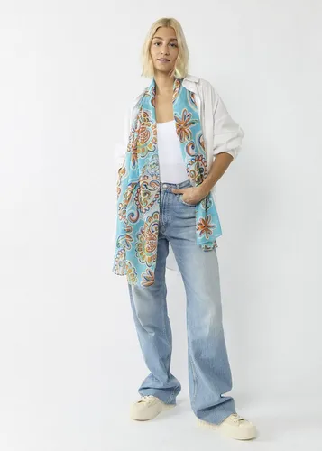 CODELLO Damen Schal aus recyceltem Polyester mit Paisley-Muster - Schals für Damen, nachhaltig aus recyceltem Polyester und stylischem Paisley-Muster, ideal für jedes Outfit.