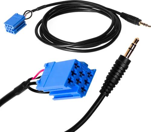 AUX Line In Adapter Kabel Stecker Buchse Auto Radio MP3 passend für Smart for Two 450