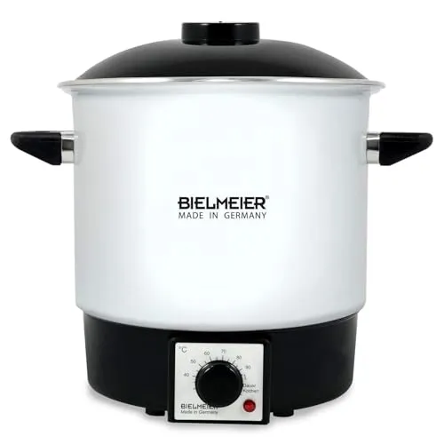 BIELMEIER Einkochautomat einmachen einwecken 1000 W 9 Liter Emaille Made in Germany BHG980.0