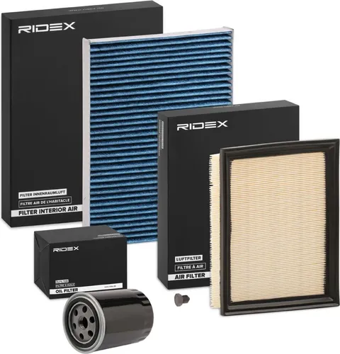 RIDEX Filterset Inspektionspaket Filtersatz für VW GOLF III (1H1) Golf IV Cabrio (1E) Golf III Cabrio (1E7) GOLF III Variant (1H5) Vento (1H2)