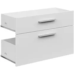 Voleo Schubkasteneinsatz, Weiß, Holzwerkstoff, 2 Schublade(n) Schubladen, 73.1x34.1x36.6 cm, FSC Mix, Soft-Close,Soft-Close, Arbeitszimmer, Bürozubehör