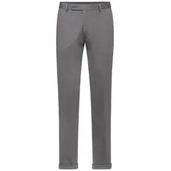 GREIFF Anzughose Herren Jersey-Hose Regular-Fit Hellgrau
