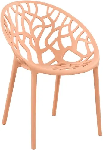 CLP Gartenstuhl Hope Kunststoff in orange von CLP