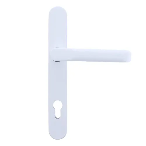 ToniTec VARIO Halbgarnitur Weiß Drücker Innen/Außen PZ 92 mm mit variablen Schraublöchern