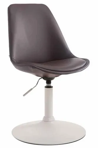 CLP Esszimmerstuhl Maverick Kunstleder - Höhenverstellbarer Drehstuhl - Barhocker mit bequemer Polsterung und drehbarem Trompetenfuß, ideal für modernes Wohnen. Wählen Sie aus 10 Farben für Ihr individuelles Ambiente.