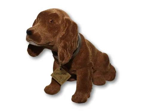 Dekofigur Wackelfigur Deko Wackel Figur Hund Cocker Spaniel Höhe 12,5 cm klein