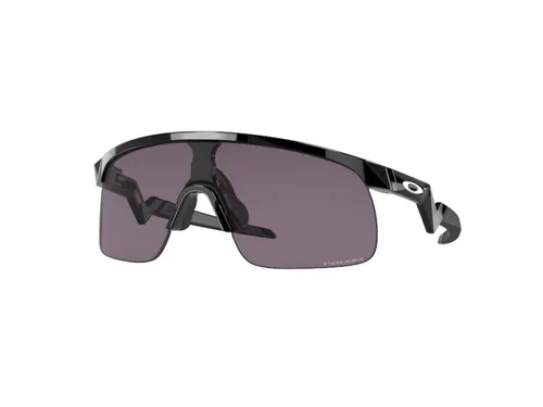 Oakley Resistor Youth Fit OJ9010 01 - Sportbrille für Kinder - Sportbrille in glanz Schwarz 23, speziell für Kinder entwickelt, bietet optimalen UV-Schutz und hohen Tragekomfort beim Sport.