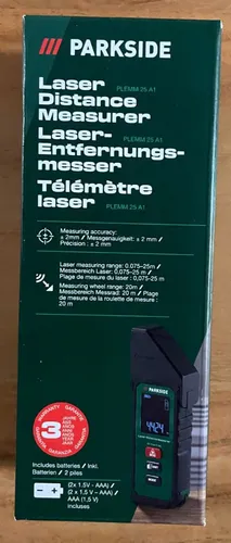 Produktbild PARKSIDE 5in1 Laserentfernungsmesser PLEMM 25 A1