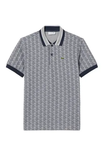 Lacoste Poloshirt Kurzarm mit Polokragen - Klassisches Lacoste Poloshirt mit modernem Touch. Der stilvolle Jacquardstrick und der markante Rippbund sorgen für einen komfortablen Sitz. Ideal für lässige Anlässe und sportliche Freizeitaktivitäten.