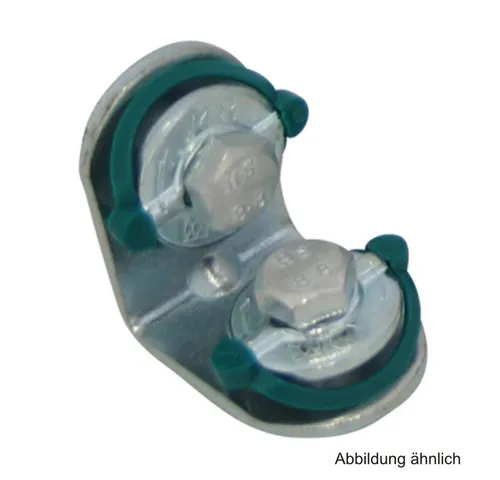 Walraven Rohrschelle BIS RapidRail Schienenverbindungsstück 90°, kurz / kurz vormontiert