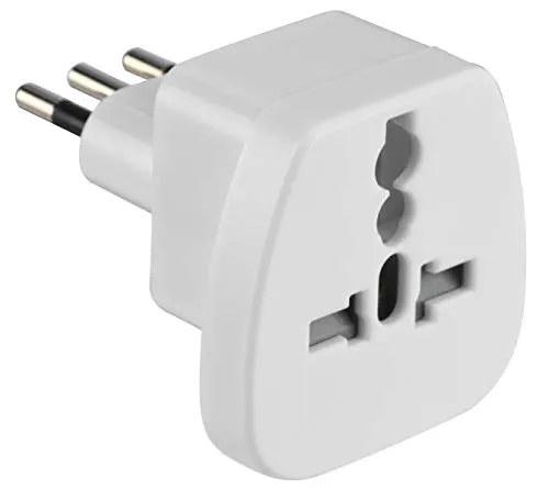 Electraline 70042, Reiseadapter von Welt nach Italien, Weiß
