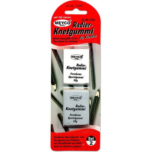 Radier-Knetgummi für Künstler (2 x 28g)