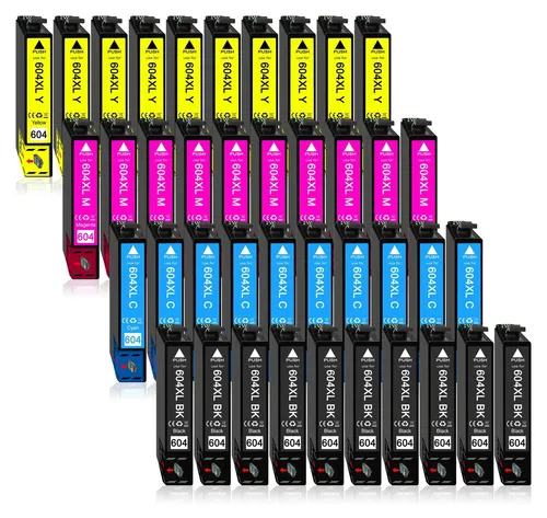40er Pack kompatible Druckerpatronen 604 604XL für Epson XP-3205