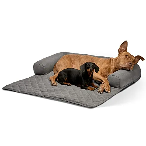 Lous Hundedecke Sofa mit Rand – Waschbar & Formstabil - Decken für Hunde – Waschbar bis 90 Grad, idealer Sofaschutz für mittelgroße Hunde mit formstabilem Rand. Hygienisch, keimfrei und perfekt als gemütlicher Ruheplatz.
