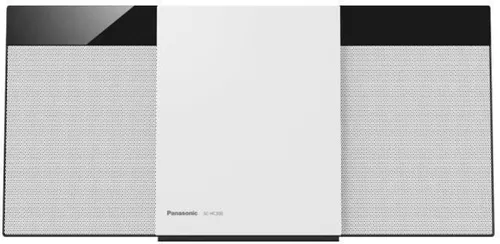 Panasonic SC-HC300 Home Audio Micro System 20W - Kompakte Home-Stereoanlage mit 20 W Leistung, vielseitige Musikquellen wie Bluetooth und CD-Player. Elegantes Design, ideal für Wandmontage.