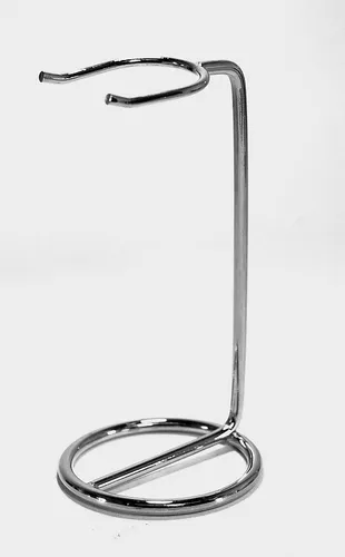 HANS BAIER Rasierpinselhalterung Ständer Halterung für Rasierpinsel aus Messing