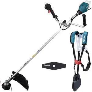 Makita UR006GZ06 XGT Rasentrimmer - Akku-Rasentrimmer mit 40V Leistung, WetGuard Schutz gegen Spritzwasser und drei Geschwindigkeitsstufen für effizientes Arbeiten auf großen Flächen. Lieferung ohne Akku und Ladegerät.