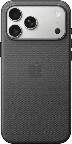 APPLE Funktionsgewebe Case mit MagSafe für iPhone 17 Pro Max - Schwarz - Handyhülle aus recyceltem Polyester mit einzigartiger Textur, bietet optimalen Schutz und ermöglicht kabelloses Laden dank integrierter Magnete.