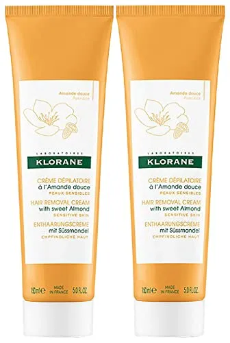 Klorane Enthaarungscreme mit Süßer Mandel 2 x 150 ml