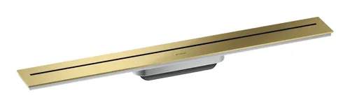 Axor Drain Fertigset Duschrinne Wandmontage 700 mm - Brushed Brass - Elegante Duschrinnen für Wandmontage, aus hochwertigem gebürstetem Messing für ein modernes Badezimmerdesign.