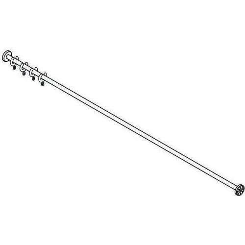 HEWI System 900 Vorhangstange 900.34.40340, chrom von HEWI