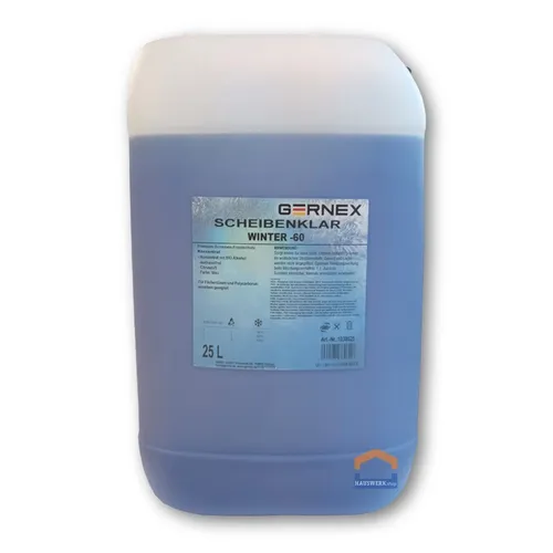 GERNEX Scheibenklar Winter Konzentrat - 60 Grad Scheibenfrostschutz 25 Liter