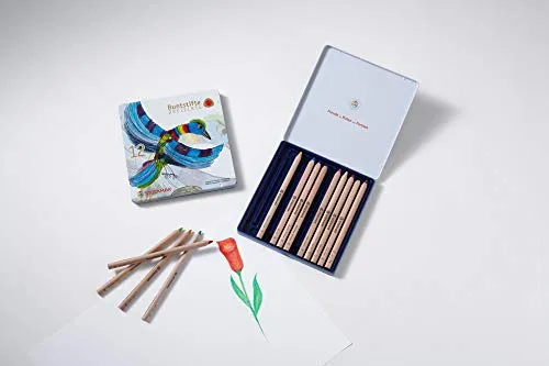 Buntstifte 12+1 dreieckig - Stockmar, ergonomisch geformt für optimale Handhabung in der pädagogischen Praxis