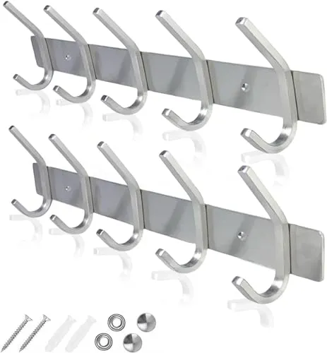 GlazieVault Kleiderhaken wand in silber von GlazieVault