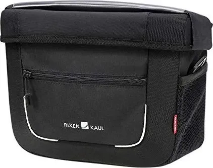 KlickFix 0274AP Aventour Pro Stuurtas, Black - Fahrradtaschen mit 6,5 Litern Volumen, robustem Material und reflektierenden Details für sichere Fahrten bei jedem Licht.