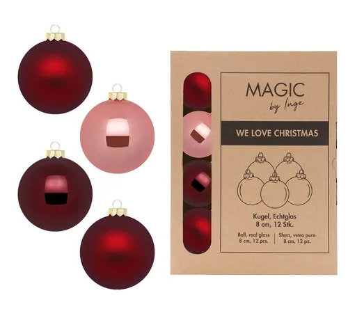 Weihnachtsbaumschmuck Pink von MAGIC by Inge
