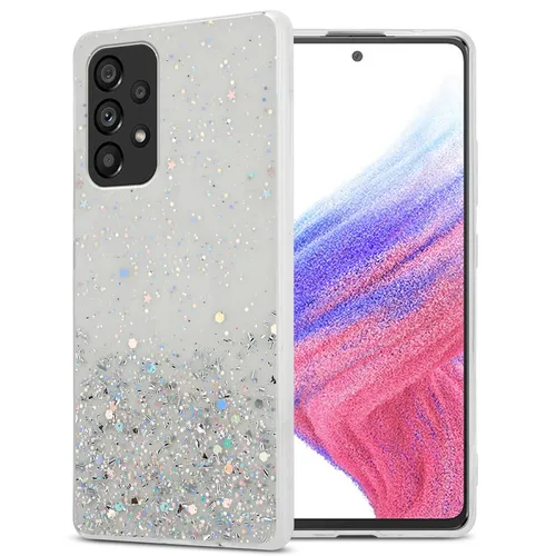 Schutzhülle für Samsung Galaxy A53 5G Hülle TPU Silikon Handy Case Cover Glitter