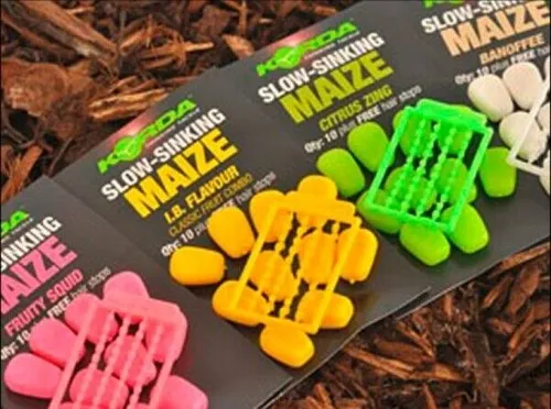Korda Fake Food Slow Sinking Maize - Fruity Squid - Pink