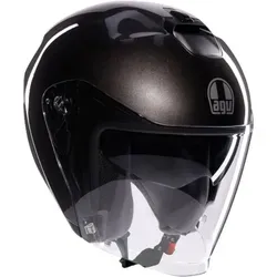 AGV IRIDES E2206 Motorrad Jet-Helmet, Unisex - Motorradhelm mit kratzfestem Visier und UV-Schutz, ideal für Brillenträger, komfortabel und sicher für jede Fahrt.