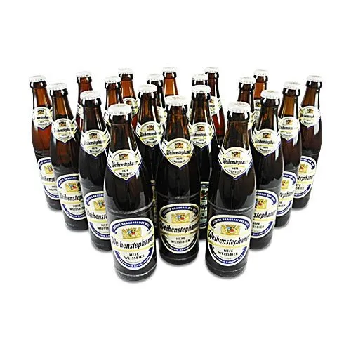 Weihenstephaner Hefeweissbier Hell (20 Flaschen à 0,5 l / 5,4 % vol.) inc. 1.60€ MEHRWEG Pfand