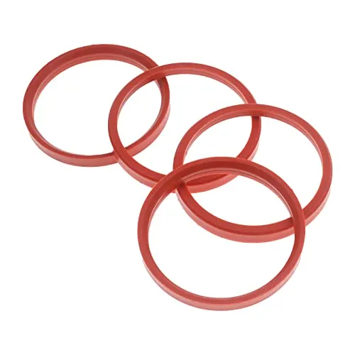 4X Zentrierringe 76,0 x 66,6 mm Orange Felgen Ringe Made in Germany