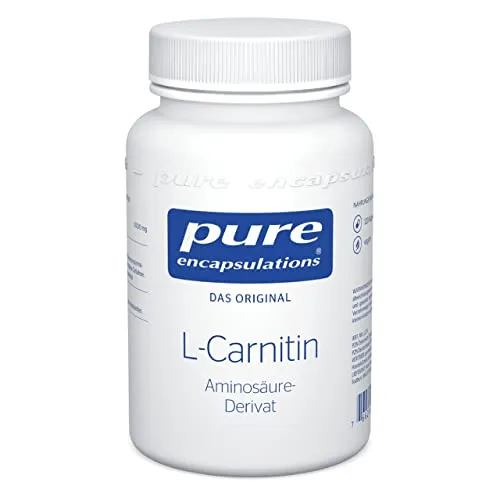 Pure Encapsulations L-Carnitin 120 ST - Arzneimittel zur Unterstützung des Fettstoffwechsels, vegan und ohne künstliche Zusatzstoffe, ideal für eine gesunde Ernährung.