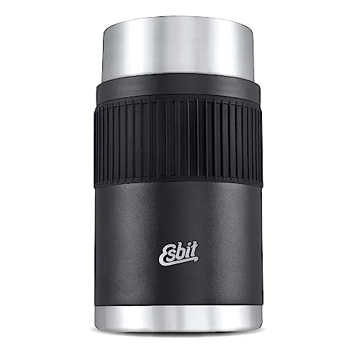 Esbit Thermobehälter Sculptor Edelstahl 1 L schwarz