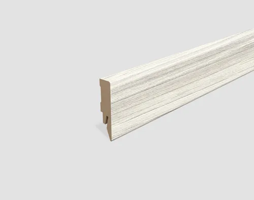 Produktbild EGGER Sockelleiste Eiche hellgrau L536, L: 240 cm, H: 5.8 cm, 1-St., 2,40m, neues kubisches Profil, passend zu Fußboden Zermatt Eiche hell