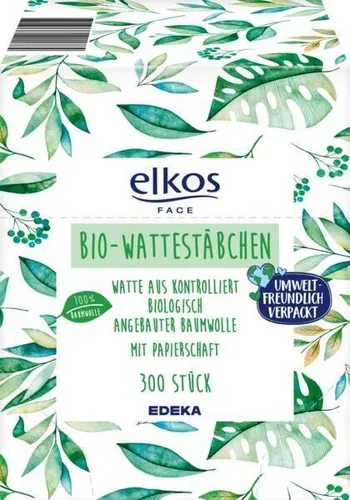 Elkos Patyczki z Organicznej Bawełny 300 szt. Edeka 4311501798737