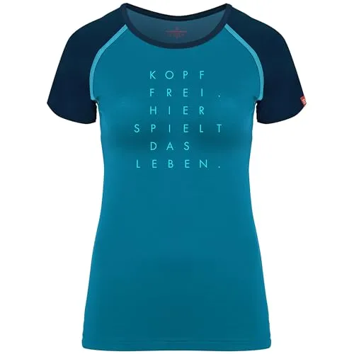 Ein schöner Fleck Erde Damen Kopf Frei T-Shirt, Pfauenblau, L