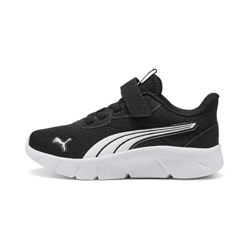 Puma FlexFocus Modern AC+ PS Kinderschuhe Schwarz 28 - Halbschuhe mit Klettverschluss für Kinder, aus hochwertigem, atmungsaktivem Textilmesh gefertigt. Bieten optimalen Tragekomfort dank weicher Innensohle und dämpfender Laufsohle.