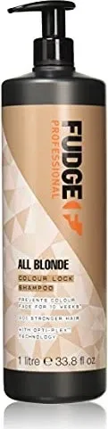 Fudge All Blonde Color Lock Shampoo 1000 ml - Shampoos, schützt blonde Haare vor Verblassen und sorgt für strahlenden Glanz.