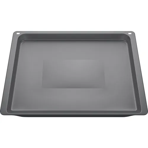 Bosch Backblech aus Edelstahl, 37.5 x 45.5 cm - Hochwertiges Backblech für Bosch/Siemens Öfen, spülmaschinenfest und ideal für müheloses Backen und Braten.