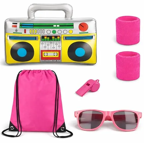 Kostümheld Kostüm Retro Set 5 in 1