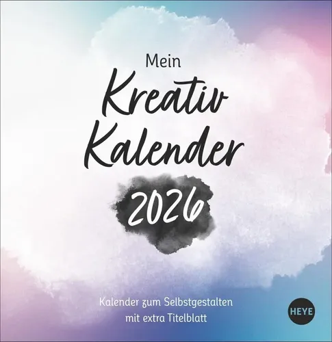 Kreativkalender zum Aufstellen Design 2026 | Kalender | Deutsch | Spiralbindung