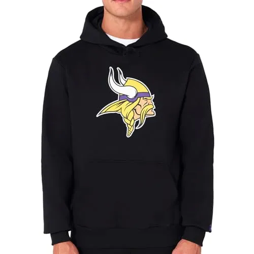 New Era Minnesota Vikings NFL Team Logo Hoody - XL - Sportfan Sweatshirts & Hoodies | Stylischer Kapuzenpullover mit Teamlogo-Print, ideal für NFL-Fans und aus hochwertigem, langlebigem Material gefertigt.