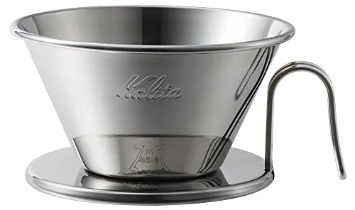 Kalita Coffee Dripper 'TSUBAME' WDS-185 2-4 Person Use Stainless Steel 5097 by Kalita