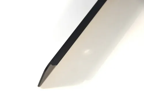 Endleiste Winkelleiste Arbeitsplatte Seiteleiste Schwarz mit Löcher 38mm links