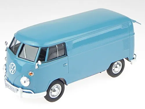 Motormax VW T1 Kasten blau Modellauto 79342 1:24
